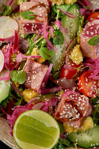 Full frame shot of salad