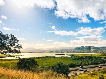 Scenic view of landscape against sky