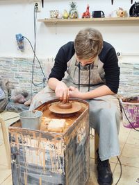 Man working in workshop