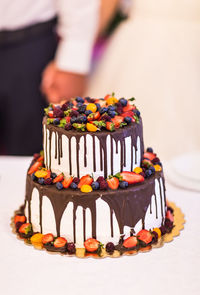 Close-up of cake