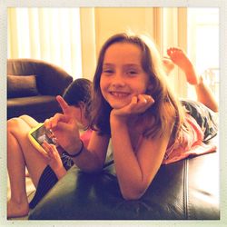 Portrait of young woman