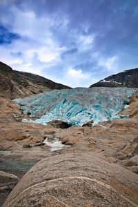 Scenic view of landscape against sky