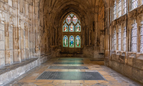 Corridor of historic building