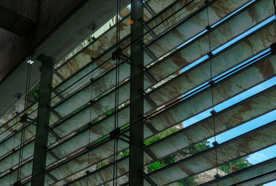 Low angle view of staircase in building