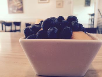 Close up of food on table