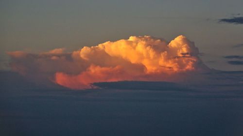 Scenic view of sky during sunset