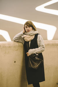 Portrait of young woman