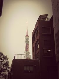 Low angle view of building against sky