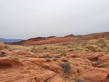 View of a desert