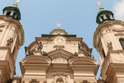 Low angle view of historic building