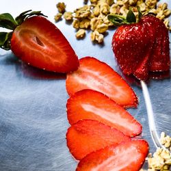 Close-up of strawberries