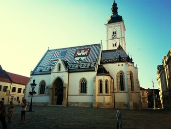 View of church