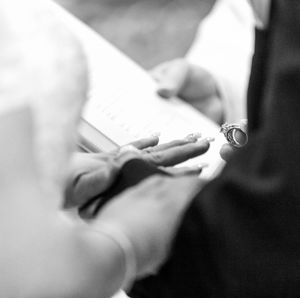 Cropped image of woman