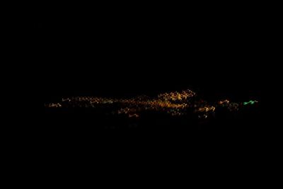 View of illuminated cityscape