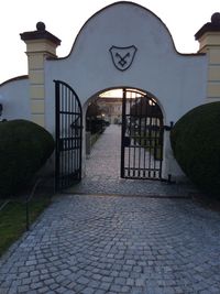 Footpath leading to building