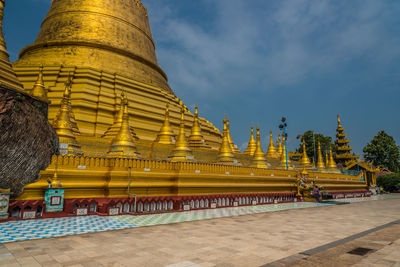 Low angle view of temple