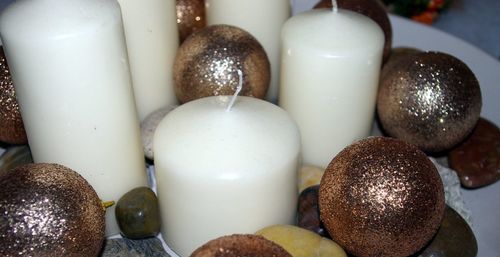 Close-up of food on table