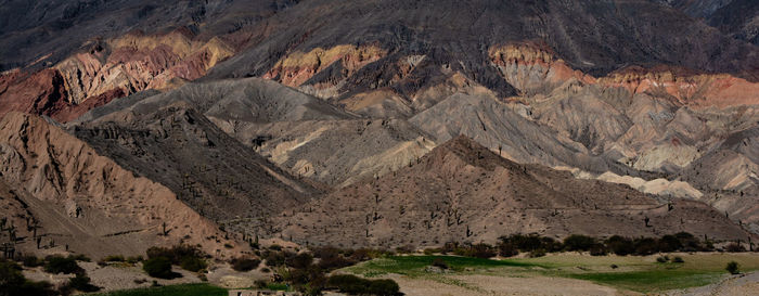 Aerial view of desert