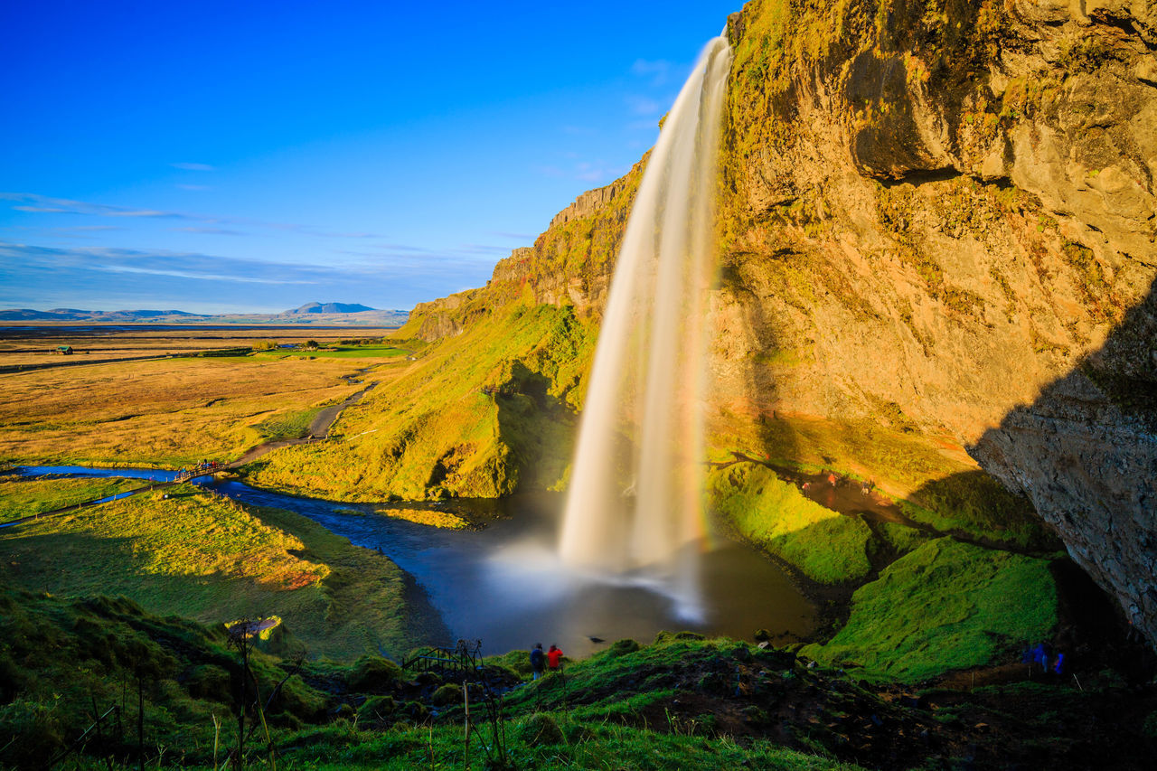 SCENIC VIEW OF WATERFALL