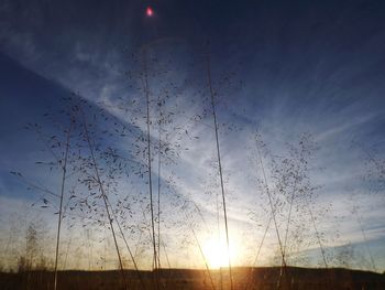 Scenic view of sky during sunset