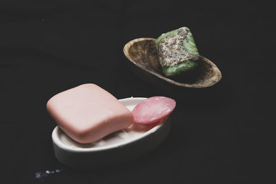 Close-up of dessert in plate