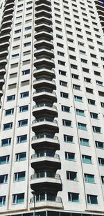 Low angle view of apartment building