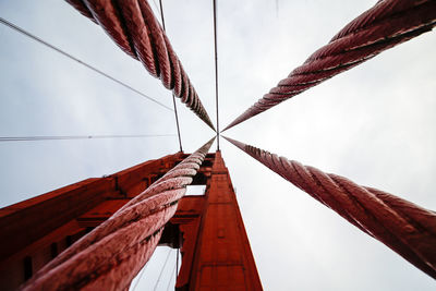 Low angle view of built structure against sky