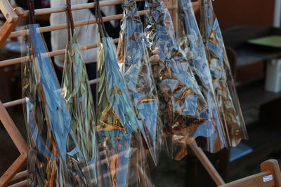 Close-up of fish for sale