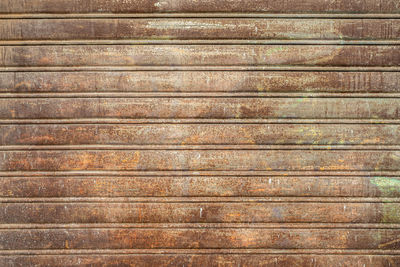 Full frame shot of wooden wall