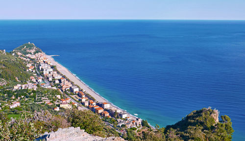 Landscape of ligurian coast of varigotti