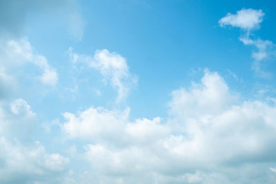 Low angle view of clouds in sky