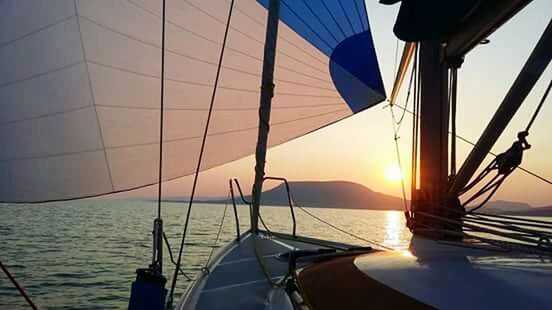 SAILBOAT IN CALM SEA