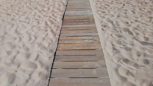 View of sand at beach