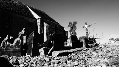Built structure against clear sky