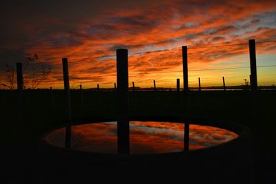 Scenic view of sky at sunset