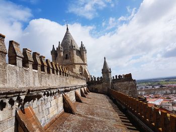 Panoramic view of historic building against sky