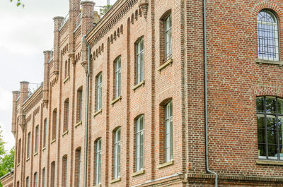 Low angle view of building against sky