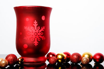 Close-up of christmas decoration