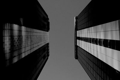 Low angle view of modern building