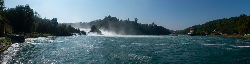 Panoramic view of sea against sky