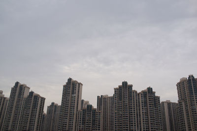 Low angle view of modern office building