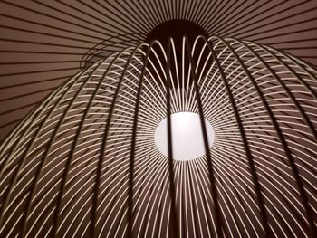 Low angle view of ceiling light