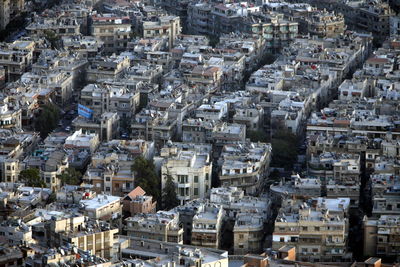 Full frame shot of buildings in city