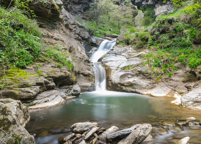 Waterfall in forest