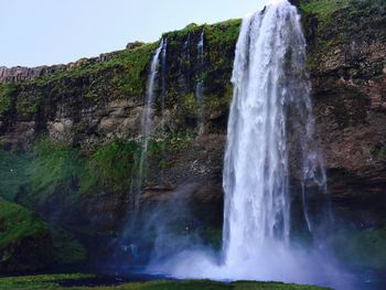 View of waterfall