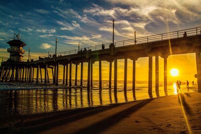 Bridge at sunset