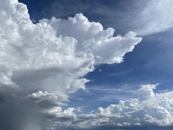 Low angle view of clouds in sky