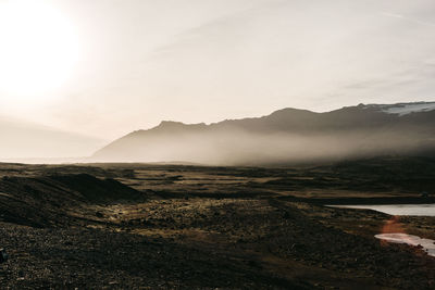 Scenic view of landscape against sky