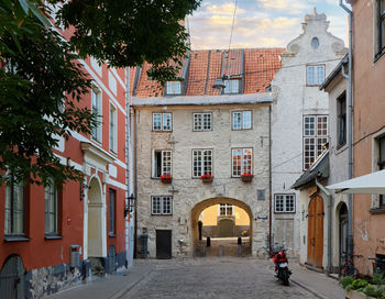 Street amidst buildings in city