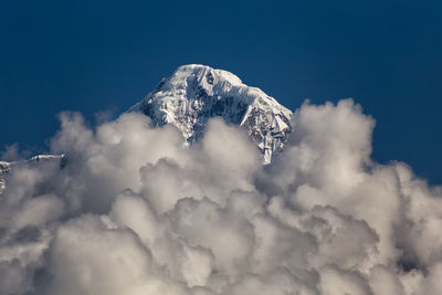 Low angle view of clouds against sky